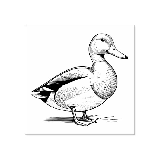 eendenrubberstempel rubberstempel (Afrduk)