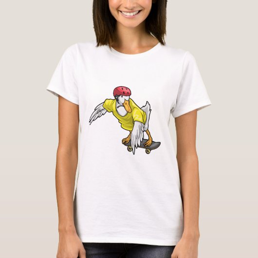 eendenschaatsbaan t-shirt (Voorkant)