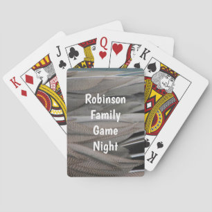 Eendenveer Foto Modern Zwart Grijs Natuur Pokerkaarten