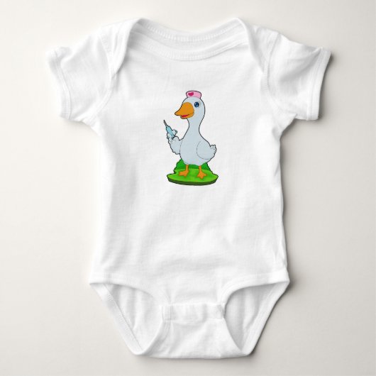Eendenverpleegster Spuit Romper (Voorkant)