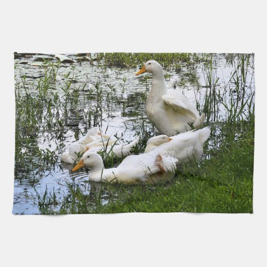eendenvijver theedoek (Horizontaal)
