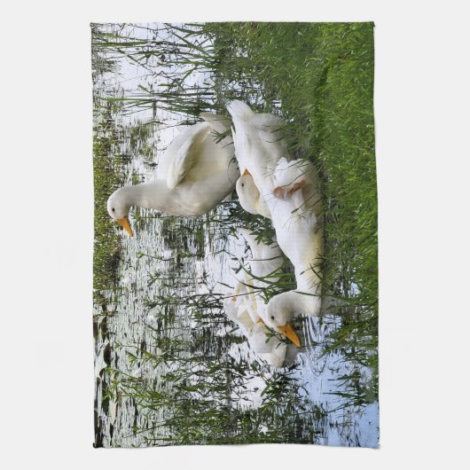 eendenvijver theedoek (Verticaal)