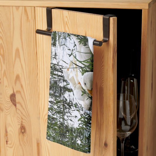 eendenvijver theedoek (Derde Gevouwen)