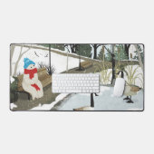 Eendenvijver - Winter Bureaumat (Keyboard & Muis)