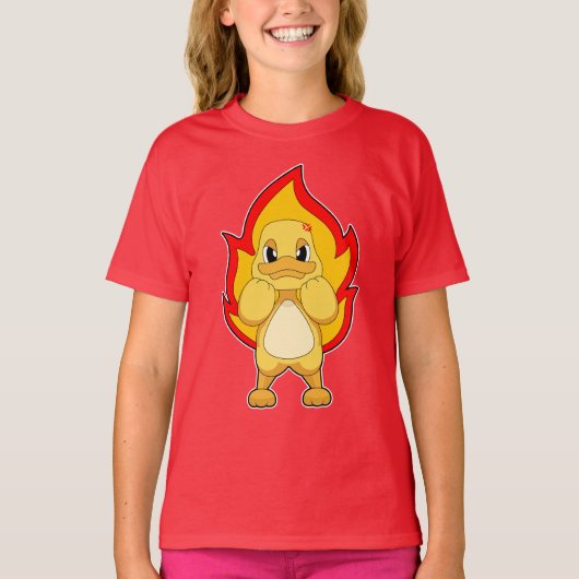 Eendenvlam T-shirt (Voorkant)