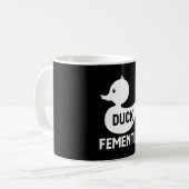 Eendenwaanzin Koffiemok (Voorkant links)