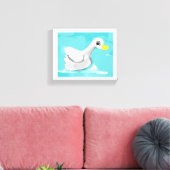 eendenzwemmer canvas afdruk (Insitu (Woonkamer))