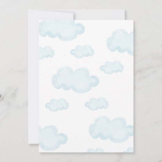 EENderful eerste verjaardag gouden folie hete luch Kaart (Achterkant)