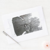 eendevijver rechthoekige sticker (Envelop)