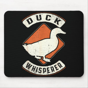 Eendfluisteraar Vintage Clic Retro Dierenliefde Muismat