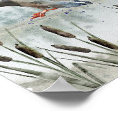 Eendjacht-kinderkamer muurdecoratie poster (Hoek)