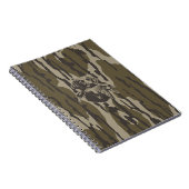 Eendjagers met hondenbos camouflage notitieboek (Rechterzijde)