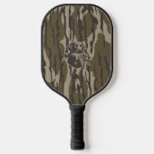 Eendjagers met hondenbos camouflage pickleball paddle (Voorkant)