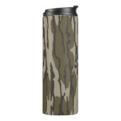 Eendjagers met hondenbos camouflage thermosbeker (Gedraaid links)