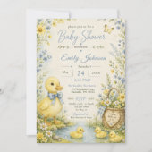 Eendje Baby Shower Kaart (Voorkant)