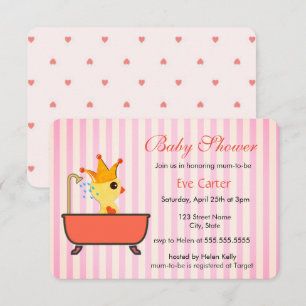 Eendje in bad   Baby Shower Kaart