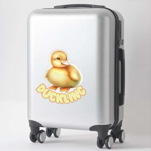 EENDJE - KINDERKAMER STICKER (Koffer)