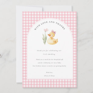 Eendje op komst Eendje Baby Shower Kaart