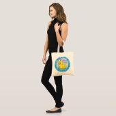 Eendje schattige verpleegster tote bag (Voorkant (model))