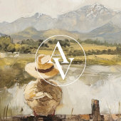 eendje schilderij Rustieke Country Duck Pond Poster