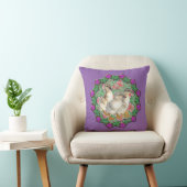 Eendjes en Bloemen Kussen (Stoel)