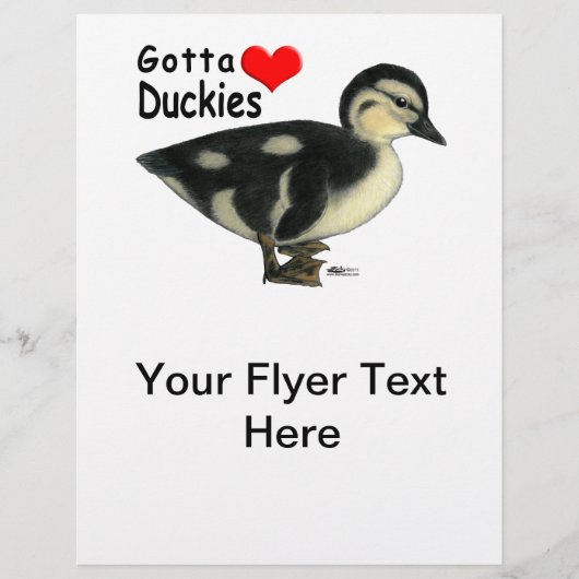 Eendjes Mogen Er Zijn Flyer (Voorkant)