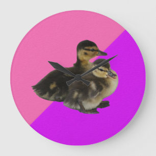 Eendjes op Roze Framboos en Paarse Sorbet Grote Klok