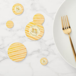 Eendjes Tweeling Eerste Verjaardagsfeestje Confetti