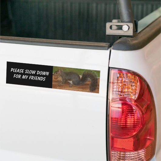 Eendrondige bumper bumpersticker (Op Truck)