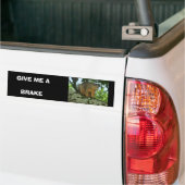 Eendrondige bumper bumpersticker (Op Truck)