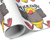 Eendtape Grappige Kawaii Eend in Tape Gewikkeld Cadeaupapier (Rol Hoek)