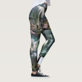 eenduid witte lange leggings dieren in het wild (Rechts)