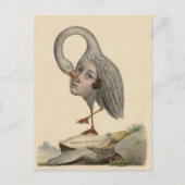 Eenduidig Antiek Symbool Poste Briefkaart (Voorkant)