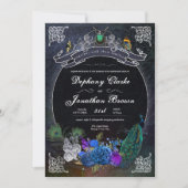 Eenduidig donkerbruin Steampunk Peculiar Collage Kaart (Voorkant)