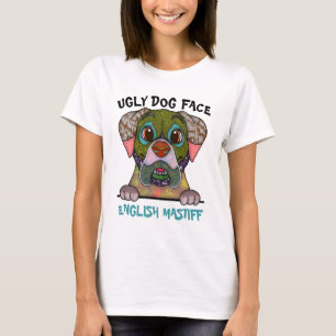 Eenduidig Engels lelijke hond van Mastiff T-Shirt