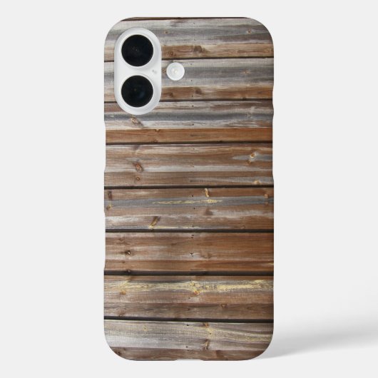 Eenduidig houtextuur Case-Mate iPhone case (Achterkant)