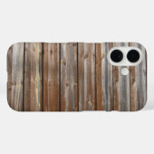 Eenduidig houtextuur Case-Mate iPhone case (Achterkant (horizontaal))