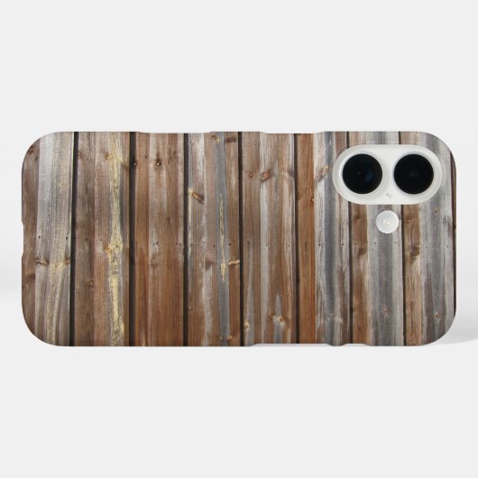 Eenduidig houtextuur Case-Mate iPhone case (Achterkant (horizontaal))