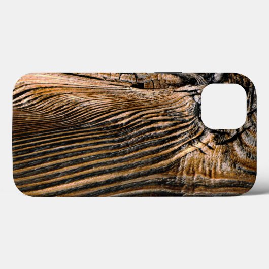 Eenduidig houtextuur Case-Mate iPhone case (Achterkant (horizontaal))