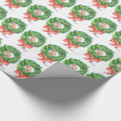 Eenduidig kerstinpakpapier Kiwi en leder Cadeaupapier (Hoek)