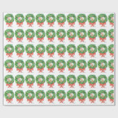 Eenduidig kerstinpakpapier Kiwi en leder Cadeaupapier (Vlak)