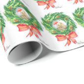 Eenduidig kerstinpakpapier Kiwi en leder Cadeaupapier (Rol Hoek)