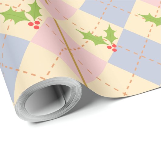 Eenduidig kerstpapier voor kerstinpakken cadeaupapier (Rol Hoek)