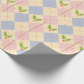 Eenduidig kerstpapier voor kerstinpakken cadeaupapier (Hoek)