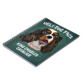 Eenduidig lelijk gezicht van koning Charles Cavali Notitieboek (Linkerzijde)