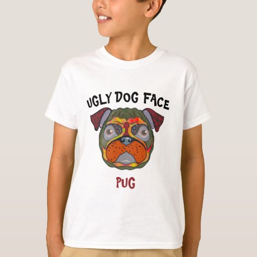 Eenduidig lelijke hond T-shirt (Voorkant)