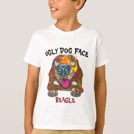 Eenduidig lelijke hond van Beagle T-Shirt
