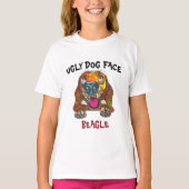 Eenduidig lelijke hond van Beagle T-Shirt (Voorkant)