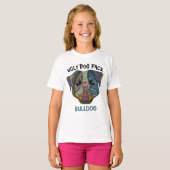 Eenduidig lelijke hond van Bulldog T-Shirt (Voorkant volledig)