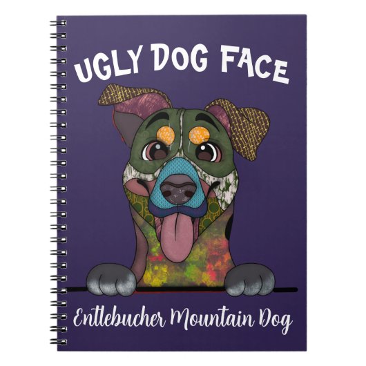 Eenduidig lelijke hond van Entlebucher Mountain Notitieboek (Voorkant)